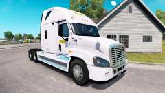 The skin on the J. B. Hunt tractor Freightliner Cascadia for American Truck Simulator