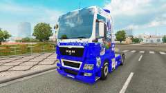 Skin FC Schalke 04 on tractor MAN for Euro Truck Simulator 2