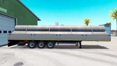 Flatbed semi-trailer Kogel with different loads. for American Truck Simulator