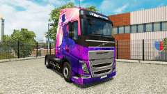 Michael Jackson skin for Volvo truck for Euro Truck Simulator 2