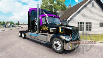 Скин League of Legends на Freightliner Coronado for American Truck Simulator