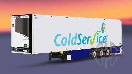 Semitrailer refrigerator Schmitz Coldservice for Euro Truck Simulator 2