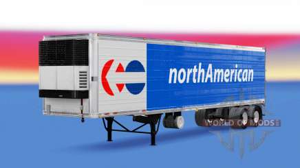 Refrigerated semi-trailer North American for American Truck Simulator