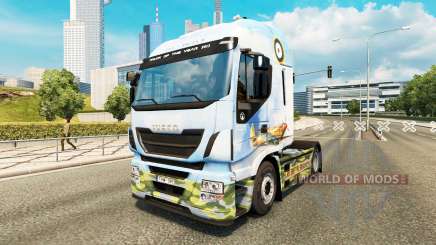 The skin of the Supermarine Spitfire on the truck Iveco for Euro Truck Simulator 2