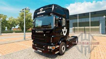 Skin Scania V8 truck Scania for Euro Truck Simulator 2