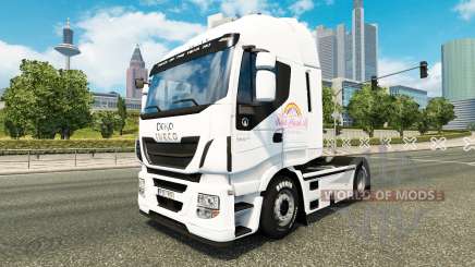 The Pink Plush AG skin for Iveco tractor unit for Euro Truck Simulator 2