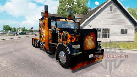 Skins Big Bang on the truck Peterbilt 389 for American Truck Simulator