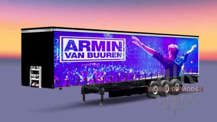 Skin Armin van Buuren on the trailer for Euro Truck Simulator 2