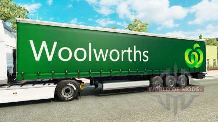 Woolworths skin for trailers for Euro Truck Simulator 2