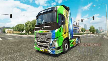 Brasil 2014 skin v3.0 for Volvo truck for Euro Truck Simulator 2