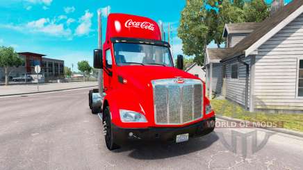 Skin Coca-Cola truck Peterbilt for American Truck Simulator