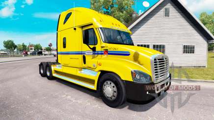 Skin on Penske truck Freightliner Cascadia for American Truck Simulator