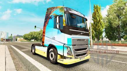 Nature skin for Volvo truck for Euro Truck Simulator 2