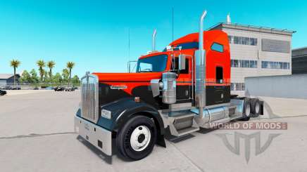 Flash skin for Custom truck Kenworth W900 for American Truck Simulator