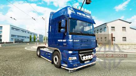 Pieter Smit skin for DAF XF 105.510 tractor unit for Euro Truck Simulator 2