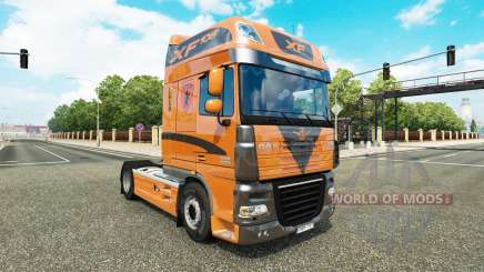 The skin on the tractor unit DAF XF 105.510 for Euro Truck Simulator 2
