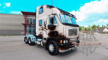 Скин Reworked Dalmatin на Freightliner Argosy for American Truck Simulator