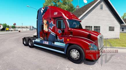 Skin Mandy at tractor Freightliner Cascadia for American Truck Simulator