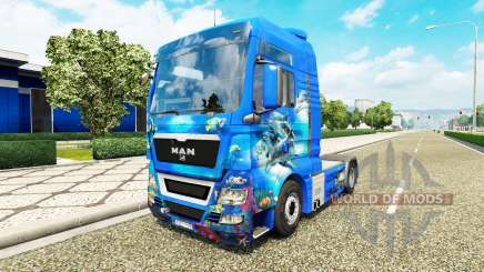 Ocean skin for MAN truck for Euro Truck Simulator 2