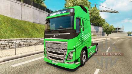 Green Arrow skin for Volvo truck for Euro Truck Simulator 2