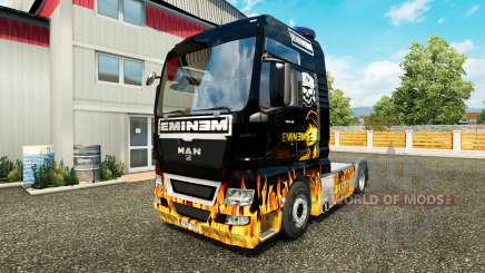 Eminem skin for MAN truck for Euro Truck Simulator 2