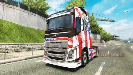 USA skin for Volvo truck for Euro Truck Simulator 2