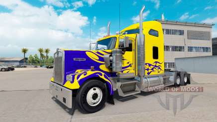 Skin on Nevada Custom truck Kenworth W900 for American Truck Simulator