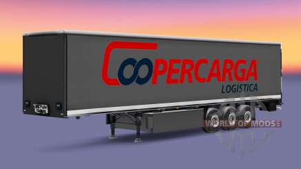 Skin Coopercarga Logistic for semi-trailers for Euro Truck Simulator 2