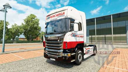 Coopercarga Logistica skin for Scania truck for Euro Truck Simulator 2