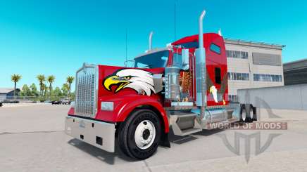 Skin Eagle on the truck Kenworth W900 for American Truck Simulator