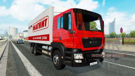 A collection of truck transportation to traffic v1.2.1 for Euro Truck Simulator 2