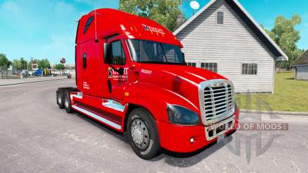 Skin on Knight truck Freightliner Cascadia for American Truck Simulator