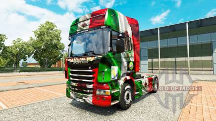 The Mexico Copa 2014 skin for Scania truck for Euro Truck Simulator 2