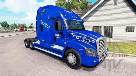 Skin Prime Inc. on tractor Freightliner Cascadia for American Truck Simulator