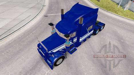 Скин Jack C. Moss Trucking Inc. на Peterbilt 389 for American Truck Simulator