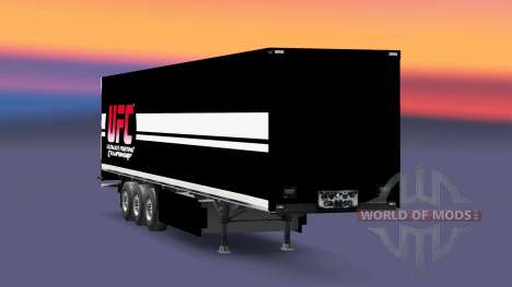 UFC skin for trailers for Euro Truck Simulator 2