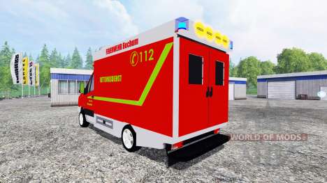 Volkswagen Crafter Feuerwehr Bochum for Farming Simulator 2015