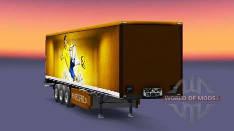 Skin Brazil 2014 to trailers for Euro Truck Simulator 2