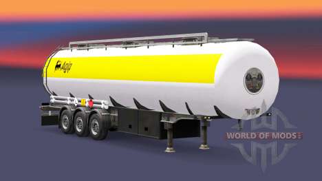 Skin Agip fuel semi-trailer for Euro Truck Simulator 2
