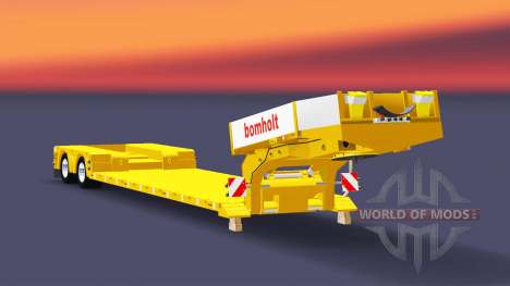 Low bed trawl Doll Bomholt for Euro Truck Simulator 2