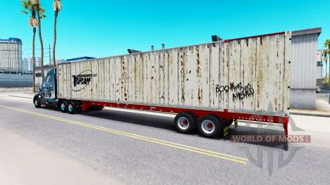 Semitrailer container Vitran for American Truck Simulator