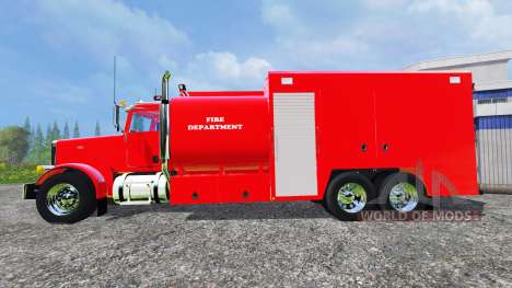 Peterbilt 378 Fire Department for Farming Simulator 2015