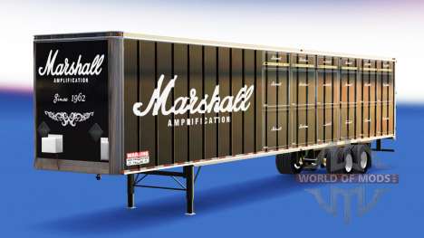 Skin Marshall Amplification on the trailer for American Truck Simulator
