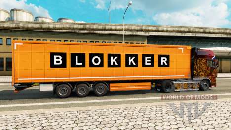 Skin Blokker on semi for Euro Truck Simulator 2