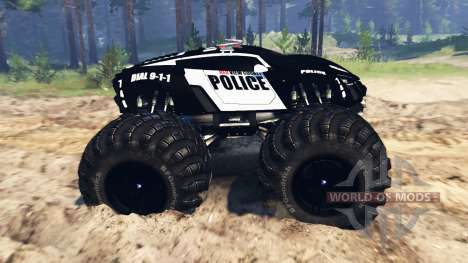 Marussia B2 Police [monster truck] for Spin Tires