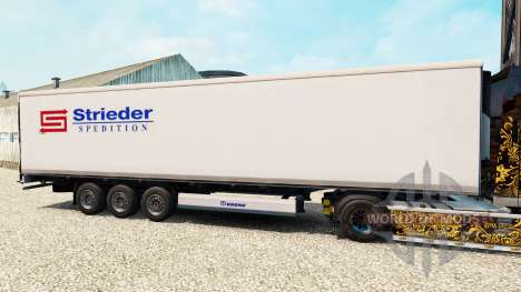 Skin Strieder on the semitrailer-the refrigerato for Euro Truck Simulator 2