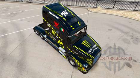 Skin Monster Energy for Volvo truck VNL 670 for American Truck Simulator