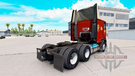 Skin PIE on truck Freightliner FLB for American Truck Simulator