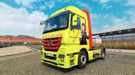 Skin Bulent Ceylan in truck Mercedes-Benz for Euro Truck Simulator 2
