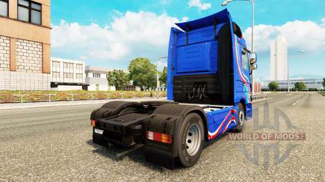 Skin Blue Edition tractor unit Mercedes-Benz for Euro Truck Simulator 2